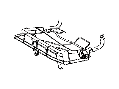 Toyota 71660-42030 Spring Assembly, Rear Seat