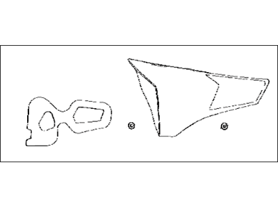 Toyota 81581-42062 Lens & Body, Rr Lamp