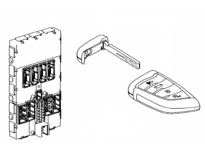 Toyota 84050-WAA04 Key Set