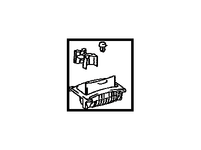 Toyota 55620-0E090-E0 Holder Assembly, INSTRUM