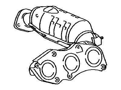 Toyota Highlander Catalytic Converter - 17140-0P080