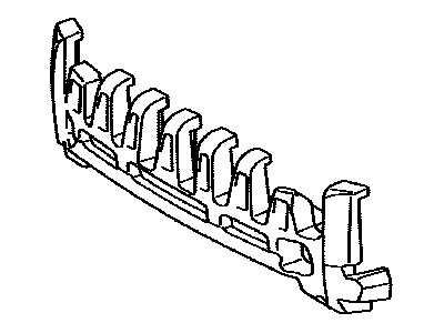 Toyota 52611-0E040 ABSORBER, Front Bumper