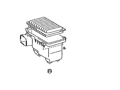 Toyota 17701-0A100 Case Sub-Assembly, Air C