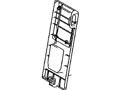 Toyota 71087-0E050-B0 Board Sub-Assembly, Rear Seat