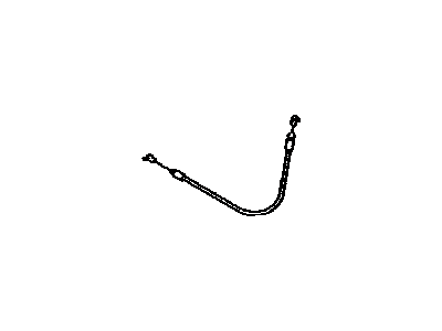 Toyota 72620-0E060 Cable Assembly, Rear NO.1