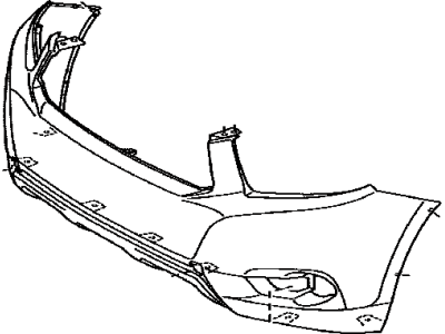 Toyota 52119-0E914 Cover, Front Bumper L