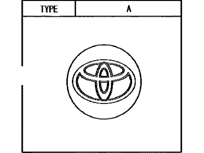 Toyota 42603-48130 Wheel Hub Ornament Sub-Assembly