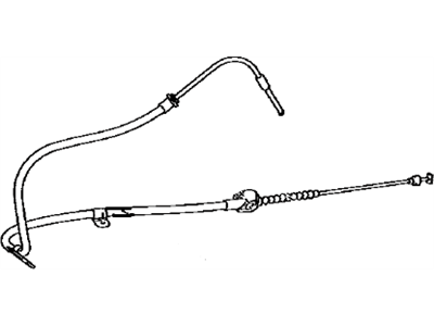 2010 Toyota Highlander Parking Brake Cable - 46410-0E050