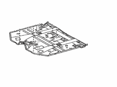 2010 Toyota Highlander Floor Pan - 58111-0E906