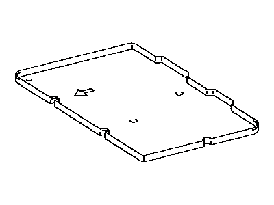 Toyota 74431-0T010 Tray, Battery