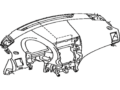 Toyota 55301-0E020-E0 Panel Sub-Assembly, Inst