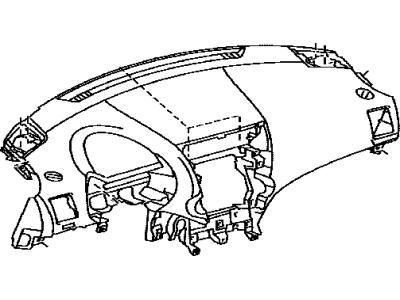 Toyota 55301-0E020-C0 Panel Sub-Assembly, Inst