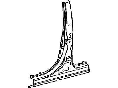 Toyota 61312-0E030 Pillar, Center Body, Outer