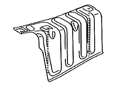 Toyota 58327-0E030 INSULATOR, Main MUFF