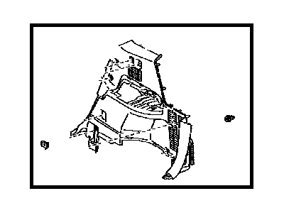 Toyota 64730-0E050-E0 Panel Assembly, Deck Trim