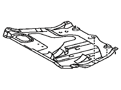 Toyota 51440-0E041 Cover Assembly, Engine U