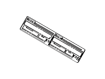 Toyota 88723-0E030 Label, Cooler Service Caution