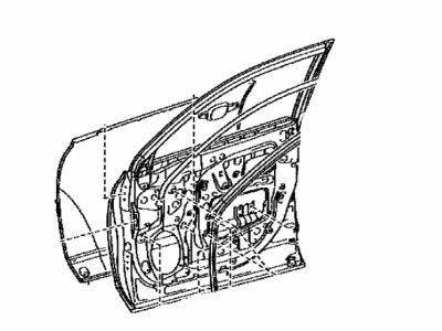 Toyota 67002-0E060 Panel Sub-Assembly, Front D