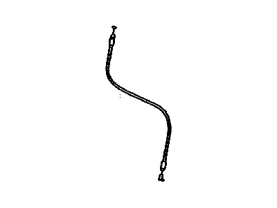 Toyota 72660-0E030 Cable Assembly, Rear NO.2