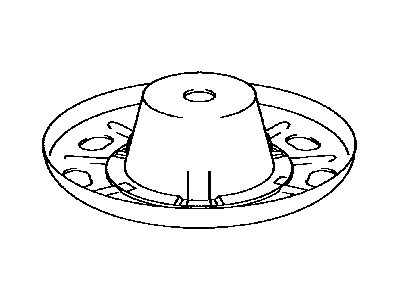 Toyota 51939-0E030 Cover, Spare Wheel Carrier Lock