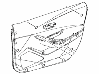 Toyota 67610-12P30-20 Panel Assembly, Fr Door