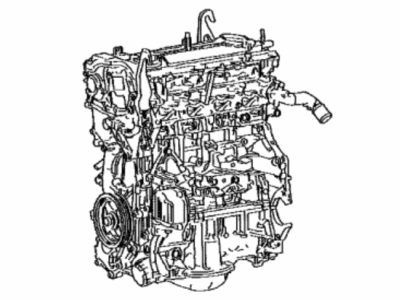 Toyota 19000-24300 Engine Assy, Partial