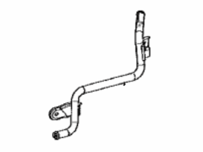Toyota 16207-24010 Pipe Sub-Assembly Water