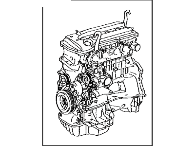 Toyota 19000-28B90 Engine Assembly, Partial