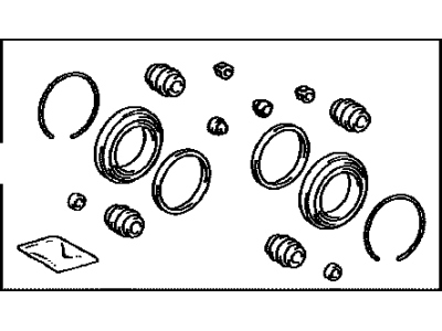 Toyota 04478-33130 Cylinder Kit, Disc Brake, Front