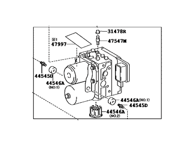 Toyota 44050-30300 ACTUATOR Assembly, Brake