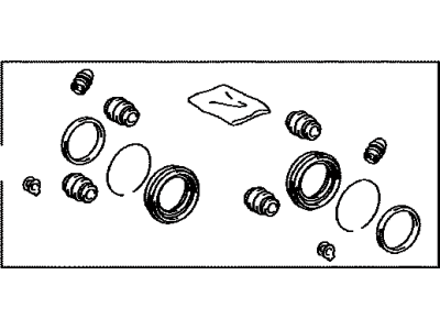 Toyota 04479-33240 Cylinder Kit, Disc Brake, Rear