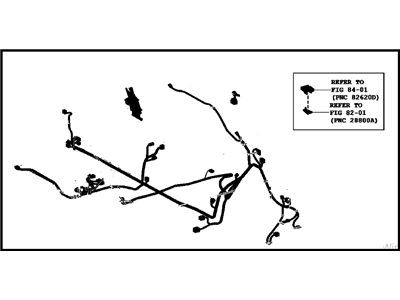 Toyota 82162-33E90 Wire, Floor