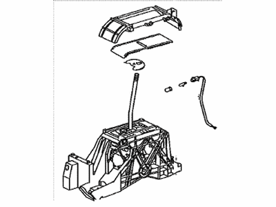 Toyota 33560-33130 Lever Assy, Shift, Lower
