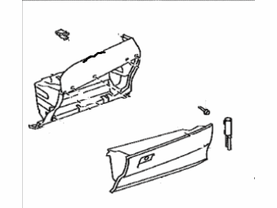 2007 Toyota Camry Glove Box - 55303-33180-E0