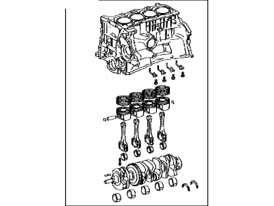 Toyota 11400-28470 Block Assembly, Short