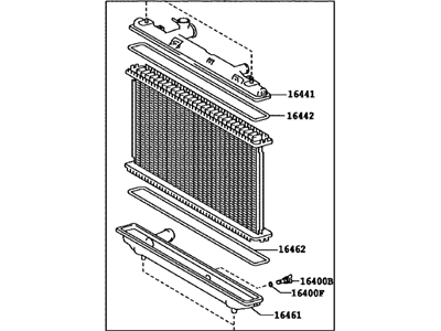 Toyota 16400-28550 Radiator Assembly