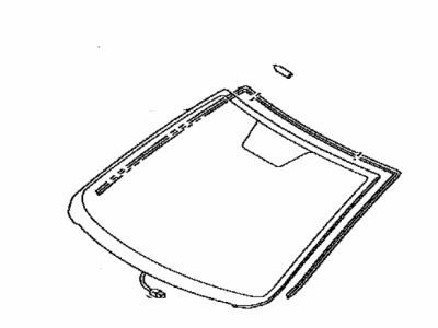 Toyota 56101-33681 Glass Sub-Assembly, Wind