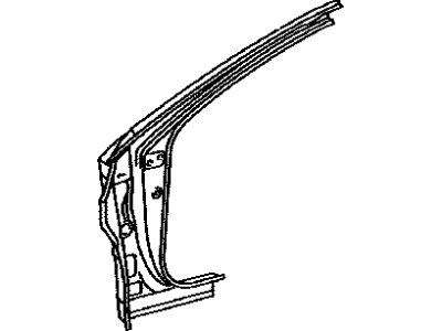 Toyota 61131-0C030 Pillar, Front Body, Upper Outer RH