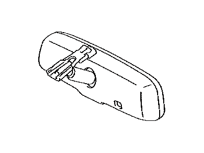 Toyota 87810-06050 Inner Rear View Mirror Assembly