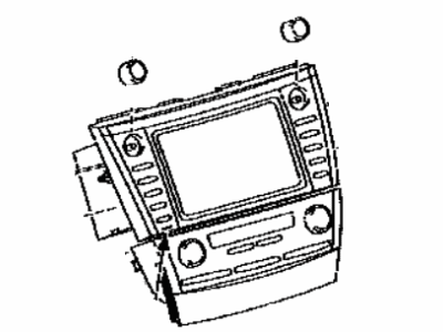 Toyota 86120-33A30 Receiver Assy, Navigation