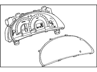 Toyota Camry Instrument Cluster - 83800-33B50