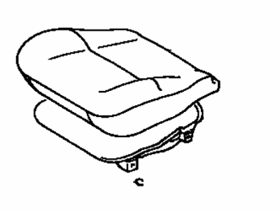 Toyota Paseo Seat Cushion - 71410-1G350-B2