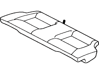 Toyota 71460-0W030-B0 Cushion Assembly, Rear Seat