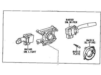 Toyota 84310-16850 Switch Assy, Turn Signal