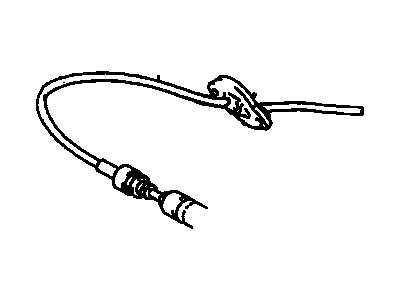 Toyota 33821-16151 Cable Transmission Control Shift