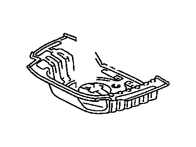 Toyota 58311-10193 Pan, Rear Floor