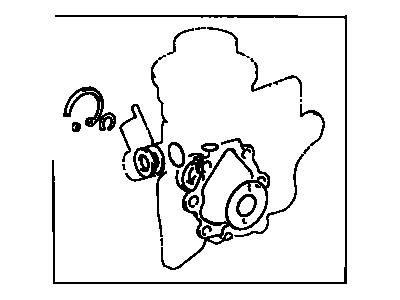 Toyota 04446-24020 Gasket Kit, Power Steering Pump