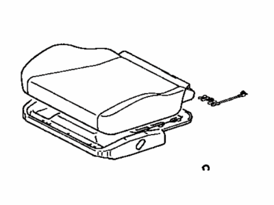 Toyota 71410-1G320-B2 Cushion Assembly, Front Seat, RH