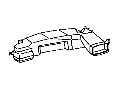 Toyota 55845-16100 Duct, Heater To Register