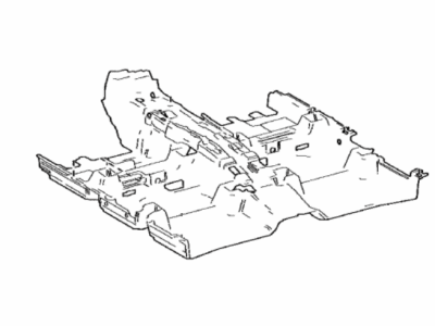 Toyota 58511-10501 Mat, Floor, Fr